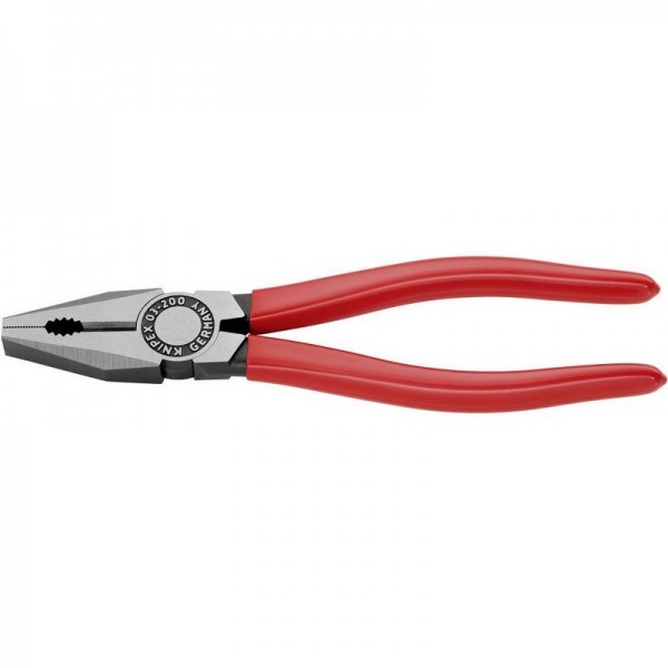 KNIPEX 03 01 200 - Pinze da elettricista - Acciaio - Plastica - Rosso - 200 mm - 276 g