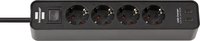 Brennenstuhl Ecolor USB-C 4-fach Steckdosenleiste mit Schalter - Strip alimentazione