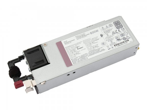 HPE 800W Flex Slot Platinum Hot Plug Low Halogen Power Supply Kit - 800 W - 100 - 240 V - 94% - Grig