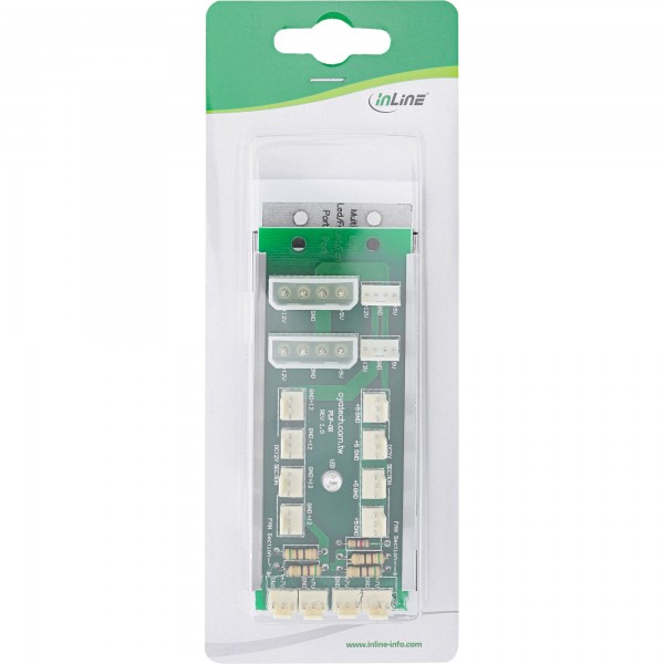 InLine Moltiplicatore porte alimentazione 12 ventole 3pin - 5-7-12V