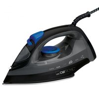 Clatronic DB 3703 - Ferro da stiro a secco e a vapore - Acciaio inossidabile - Nero - Grigio - 0,15