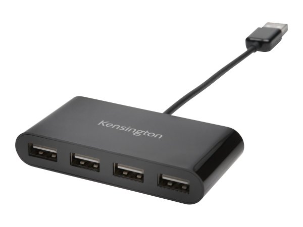 Kensington Hub a 4 porte USB 2.0 - USB 2.0 - USB 2.0 - 480 Mbit/s - Nero - Cina - Windows XP or abov