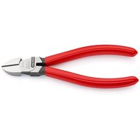 KNIPEX 70 01 140 - Pinze diagonali - 4 mm - Plastica - Acciaio - Plastica - Acciaio - Rosso - 140 mm
