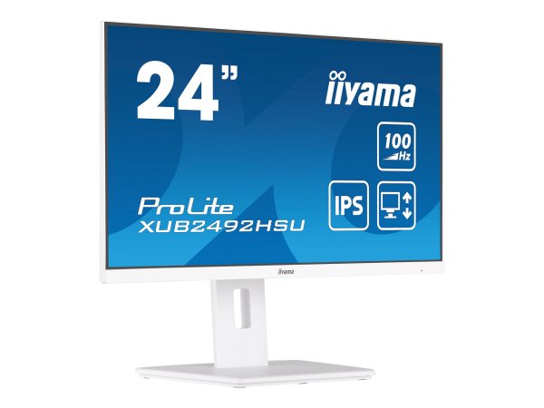 Iiyama XUB2492HSU-W6 - 60,5 cm (23.8") - 1920 x 1080 Pixel - Full HD - LED - 0,4 ms - Bianco