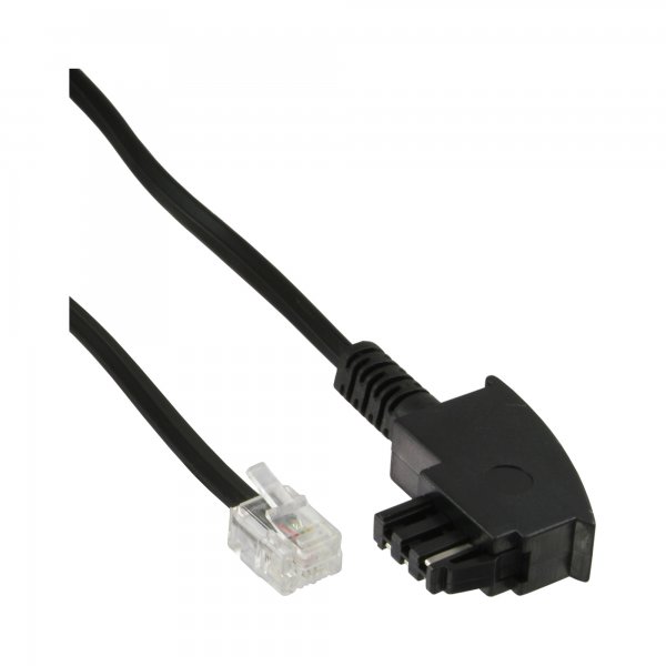 InLine Cavo telefonico TAE-F maschio a RJ11 6/4 Telekom Siemens germania - 10m