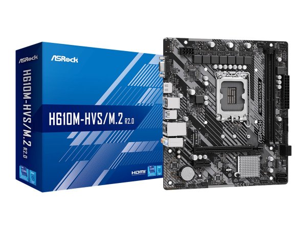 ASRock H610M-HVS/M.2 R2.0 - Intel - LGA 1700 - Intel® Core™ i3 - Intel® Core™ i5 - Intel® Core™ i7 -