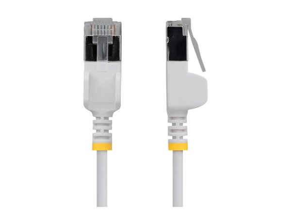StarTech.com White Ultra Slim Cat6A Cable - Cavo - Rete