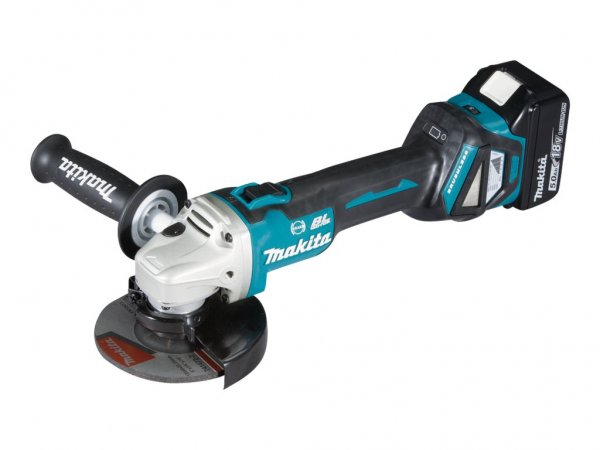 Makita DGA513RTJ - 8000 Giri/min - 12,5 cm - Batteria - 5 Ah - 3 kg