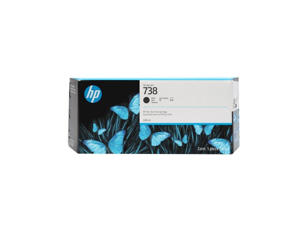 HP 738 Schwarz DesignJet Tintenpatrone - Originale - Cartuccia di inchiostro