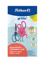 Pelikan griffix Schulschere Rechtshänder Rund 14cm Blau