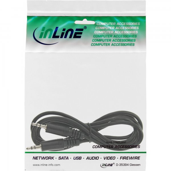 InLine Cavo Audio Jack 3,5mm maschio / maschio - 3m - Stereo