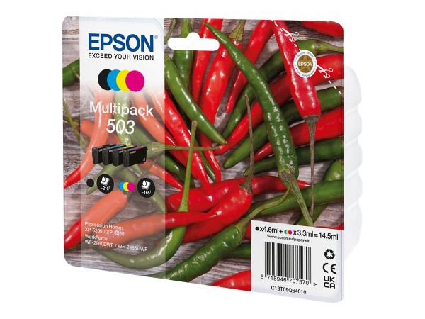 Epson 503 Multipack C13T09Q64010 - Originale - Cartuccia di inchiostro