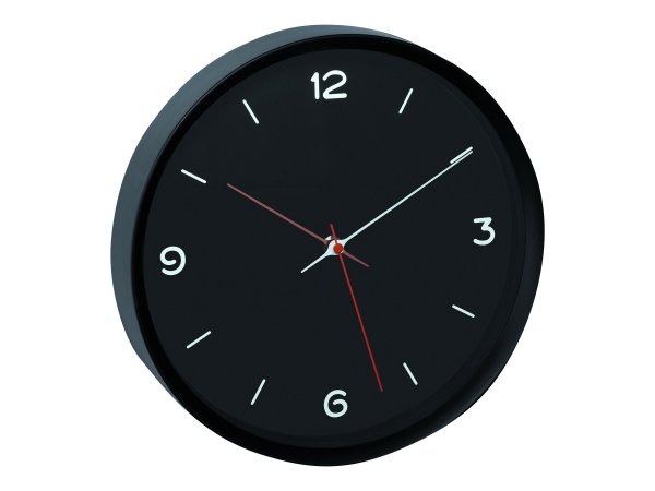 TFA 60.3056.01 - Parete - Quartz clock - Rotondo - Nero - Plastica - Vetro