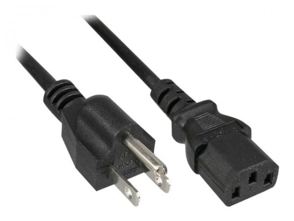 InLine Cavo alimentazione Internazionale - spina USA presa IEC-320-C13 - 1m