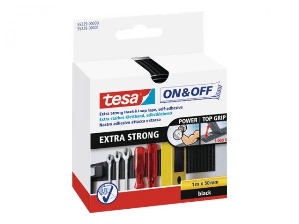 Tesa 55229-00000-02 - Nero - 50 mm - 1000 mm - 1 pz - Blister