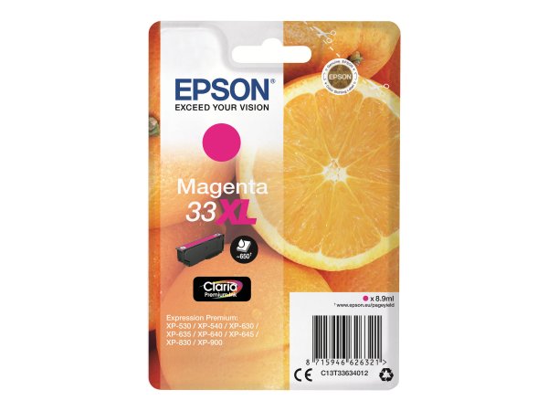 Epson 33XL - 8.9 ml - XL - magenta
