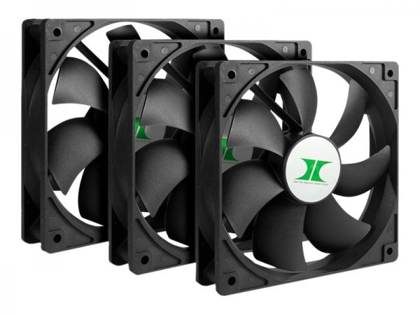 Inter-Tech IPC Fan Set 120mm schwarz 120 mm - Case fan - 800 rpm
