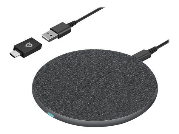 Conceptronic GORGON03G - Interno - USB - Carica wireless - Grigio