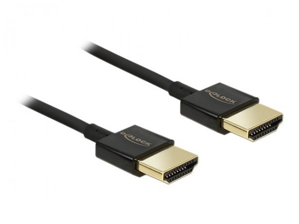 Delock HDMI Kabel Ethernet A -> St/St - Cavo - Digitale/display/video