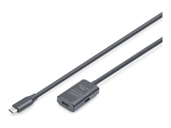 DIGITUS Aktives USB 3.2 Gen1 5G Verlängerungskabel USB-C - USB-C - Cavo - Digitale/dati