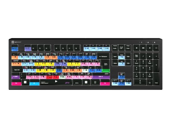 Logickeyboard Avid Media Composer Astra 2 Pro UK PC - Tastiera - QWERTY