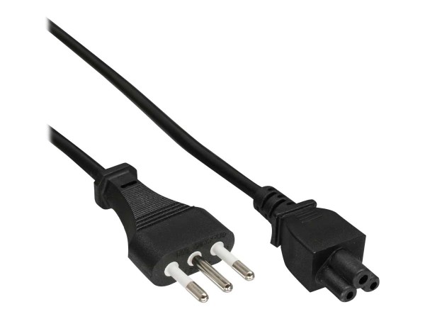 InLine Cavo alimentaz. spina Italiana presa C5 per notebook - nero - 2m