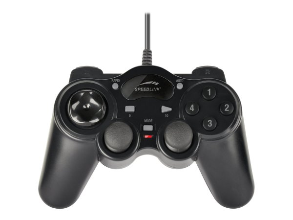 SPEEDLINK THUNDERSTRIKE - Gamepad - PC - Analogico/Digitale - Cablato - USB - Nero