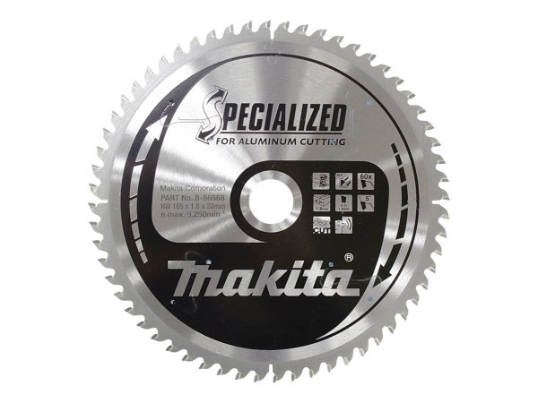 Makita Specialized - Kreissägeblatt - für Aluminium - 165 mm - 60 Zähne