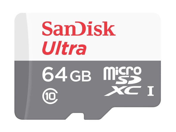 SanDisk 64GB Ultra microSDXC - 64 GB - MicroSDXC - Classe 10 - 100 MB/s - 10 MB/s - Grigio
