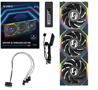 Lian Li UNI fan SL Wireless LCD Lüfter ARGB PWM 3er-Pack inkl. Controller - Reverse - Case fan - 31