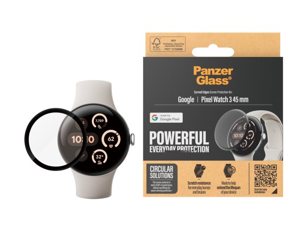 PanzerGlass Screen Protector Google Pixel Watch 3