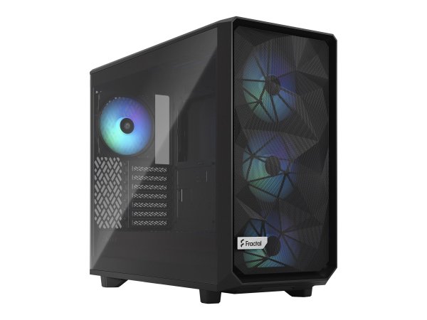 Fractal Design Meshify 2 Lite - PC - Nero - ATX - EATX - micro ATX - Mini-ITX - Acciaio - Vetro temp