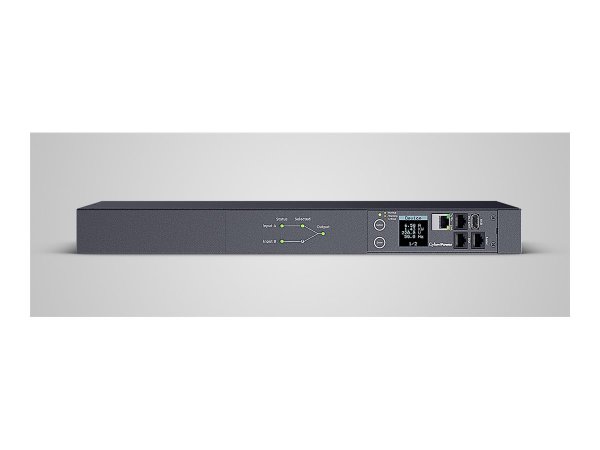 CyberPower Systems Cyberpower PDU84005 Rackmount 1U ATS PDU Switched MBO Eingang 230V/16A IEC-320 -