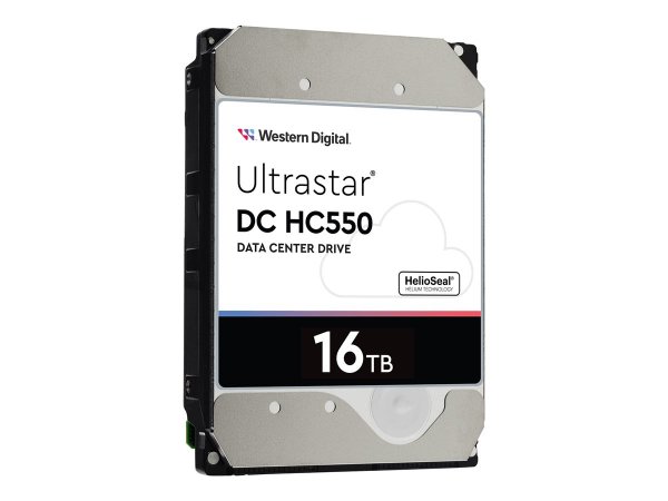 WD Ultrastar DC HC550 - 16 TB - 7200 Giri/min - 512 MB - 3.5" - Serial ATA III