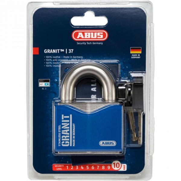 ABUS Security-Center ABUS 37ST/55 - Lucchetto convenzionale - Blocco tasto - Chiusura diversa - Blu