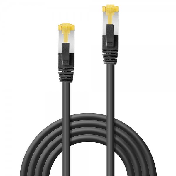 Lindy Cat.6a U/UTP LSZH Kabel schwarz 10pcs - Cavo - Rete