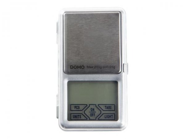 Domo DO9096W - Bilancia da cucina elettronica - 5 kg - 0,01 g - Grigio - LCD - 9 V