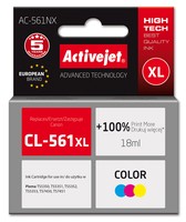 Activejet AC-561NX Ink Replacement Canon CL-561XL Supreme Color - Compatibile - Cartuccia di inchios