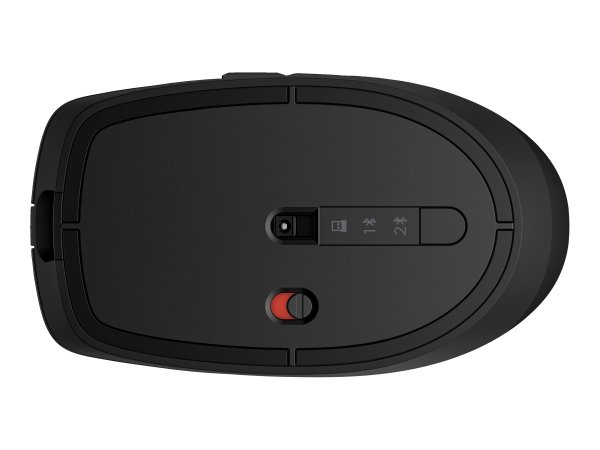 HP Mouse multi-dispositivo ricaricabile 715 - Ambidestro - RF senza fili + Bluetooth - 3000 DPI - Ne