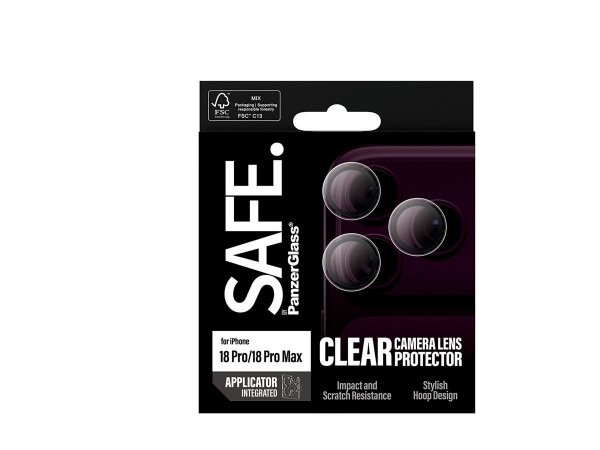 PanzerGlass SAFE. Camera Lens Protector transparent iPhone 18 Pro/18 Pro Max