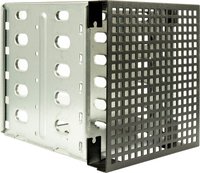 Inter-Tech ER-5255-1 - Copertura di protezione per alimentatore - Nero - Acciaio - 3U - 160 mm - 128