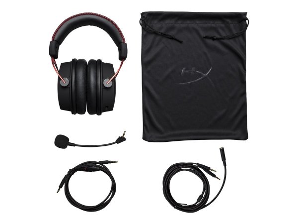 HyperX Cloud Alpha – Cuffie da gaming (nero-rosso) - 298 g
