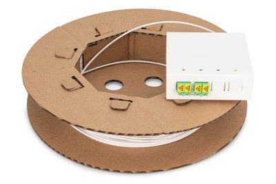 DIGITUS Fttx Installationskit 4-Faser LC/APC Stecker L - Cavo/adattatore - Video/analogico