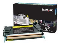 Lexmark X748 Toner gelb Standardkapazität 10 - Originale - Unità toner