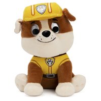 Spin Master PAW Patrol Gund - peluche Rubble da 15cm - per bambini da 1 anno - Animali giocattolo -