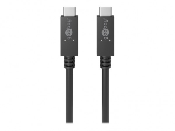 Goobay 49254 - 1 m - USB C - USB C - USB 3.2 Gen 2 (3.1 Gen 2) - 20 Gbit/s - Nero