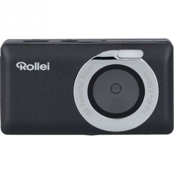 Rollei Compactline Pocket schwarz - Macchina fotografica digitale - Housing: MAT_PLASTIC__