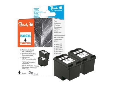 Peach PI300-655 - Inchiostro a base di pigmento - Nero - HP - Multi pack - HP DeskJet 1110 HP DeskJe