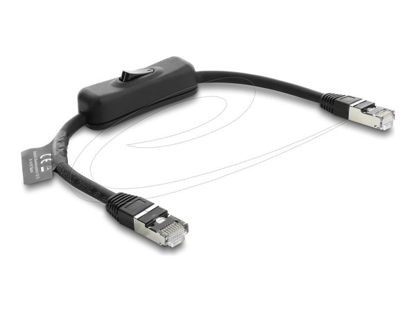 Delock RJ45 Kabel Stecker zu mit Schalter Cat.6 F/UTP - Cavo - Rete