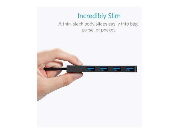 Anker Innovations Ultra Slim Hub USB Dockingstation - Corsa - 5 Gbps